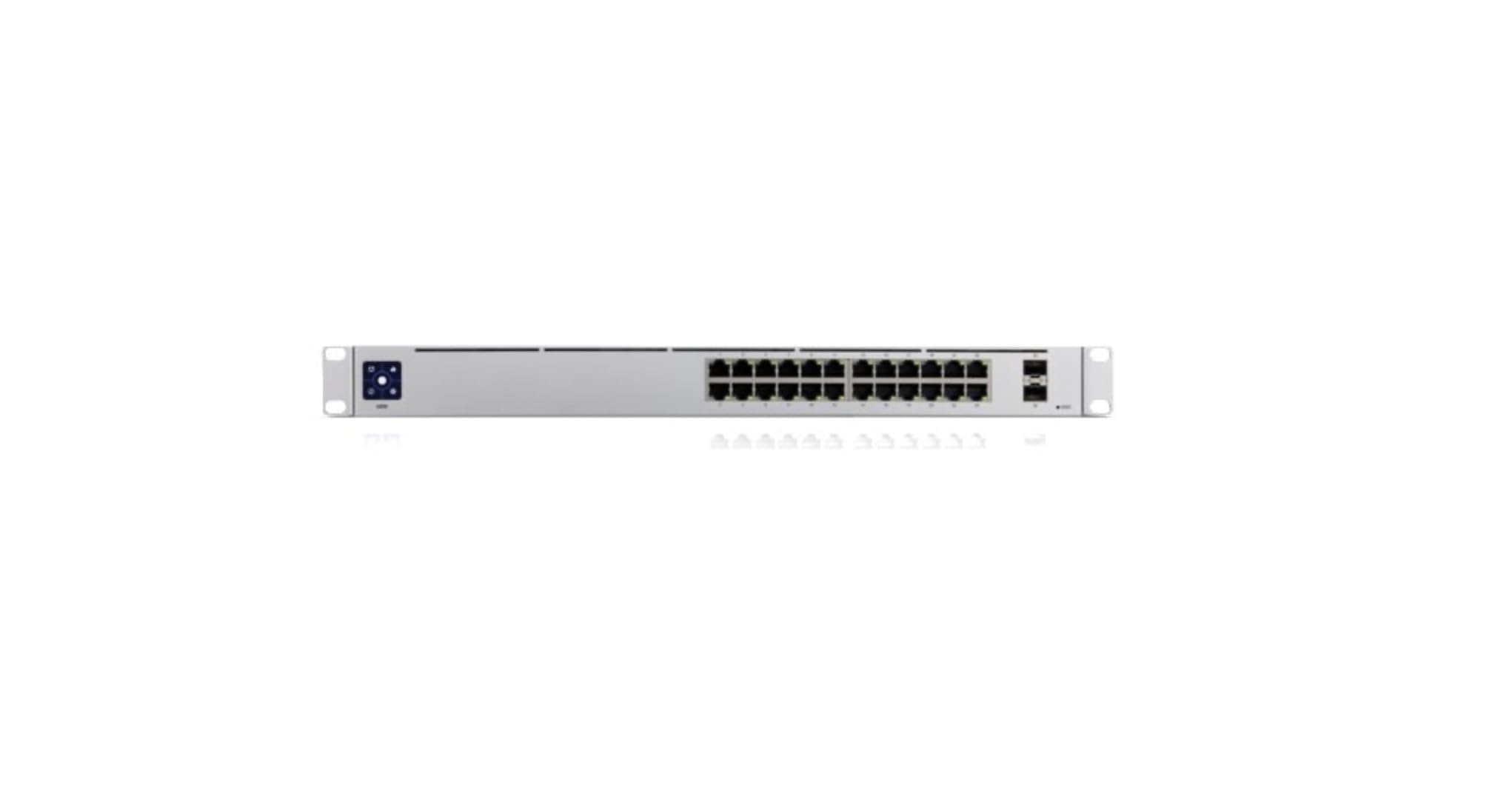 Pack Ubiquiti U6+ + UniFi Switch 24 - Punto de acceso WiFi 6 (1500 ft², 2x2 MIMO, 300+ clientes) + Switch 24 puertos Gigabit L2 con pantalla táctil de 1.3", 2X SFP, Rack 1U