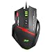 Produktbild ORIA Gaming Maus, [Neue Version] Programmierbare Maus Hohe Präzision DPI mit 8 Tasten & 1.8m Kabel & LED, Ergonomische Design USB-Wired Maus für PC-Computer, Laptop