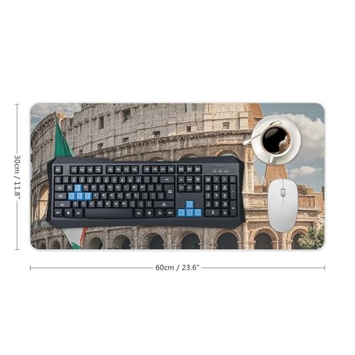Protector para escritorio con diseño Coliseo Romano y bandera italiana miniatura 2