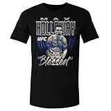 500 LEVEL Max Holloway UFC Shirt - Max Holloway Bitmap WHT (Black, Large)