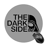 マウスパッド 丸型 面白い スターウォーズ ダースベイダー ゲーミングマウスマット PCノートパソコン用 光学式マウス対応 おしゃれ ゴム製裏面 コンパクト 滑り止め デスクマット 耐久性 洗える オフィス/自宅兼用 直径20cm