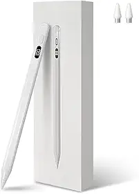 Caneta Stylus Digital Touch Compatível Com Ipad Android Tablet Pencil Sensibilidade de Inclinação Led De Bateria Carga Rápida