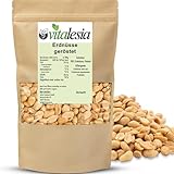 Vitalesia Erdnüsse geröstet ohne Salz 1kg | Premium-Erdnusskerne aus Argentinien...