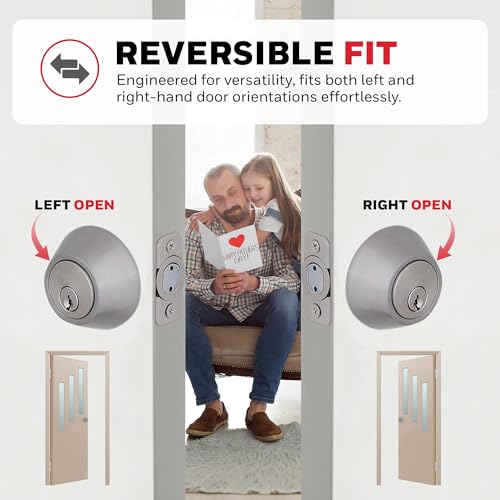 Honeywell 8111309 Safes & Door Locks - Single Cylinder Front Door Deadbolt Lock Set thumb #7