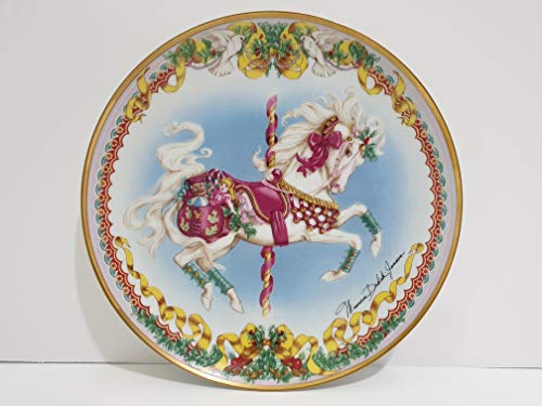 Franklin Mint Christmas Horse Decorative Plates By Maureen Dudak Jensen - Set Of 6 #TOP4