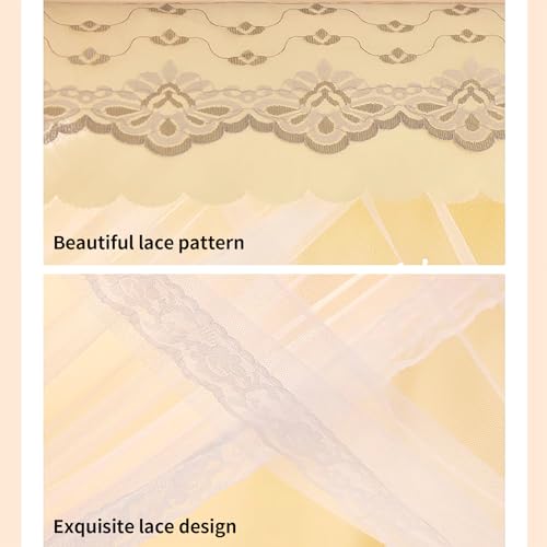 Dosel de cortina para litera de 80 cm con estructura de 4 postes 6