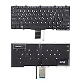 TLBTEK Backlight Keyboard Replacement Compatible with Dell Latitude 3150 3160 3350 5250 P25S 7250 E5250 E5270 E7250 Series Laptop MJ8HY 0MJ8HY 0XCD5M 0D2C6M D2C6M NSK-LMABC PK1313O1B12