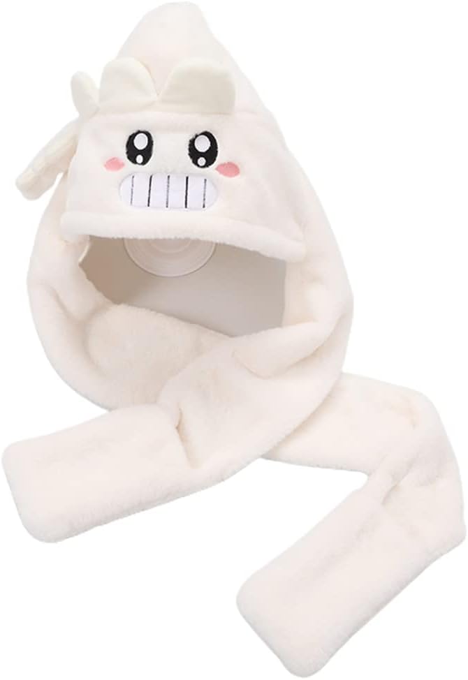 Scarf,Scarf Dinosaur Hat Adult Plush Winter Women Novelty Warm Casual Plush Hats Casual Solid Fleece Girl Kawai Scarf(Green)