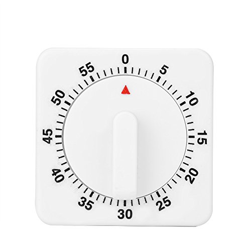 Portable 60 Minutes Count Down Mechanical Timer Baking Kitchen Cooking Tool Food Preparation Home Kitchen Helper