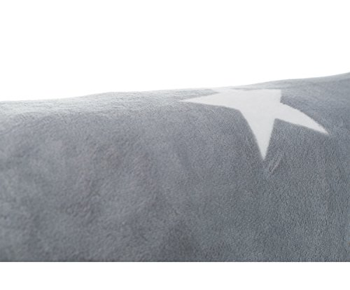 Gözze Cuscino Rossoolo, Polyester, Argento, 70 x