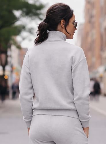 Image of KOTTY Women Winter Jacket With Half Zip Stand Collar Comfortable Fabric For Modern Casual Styling