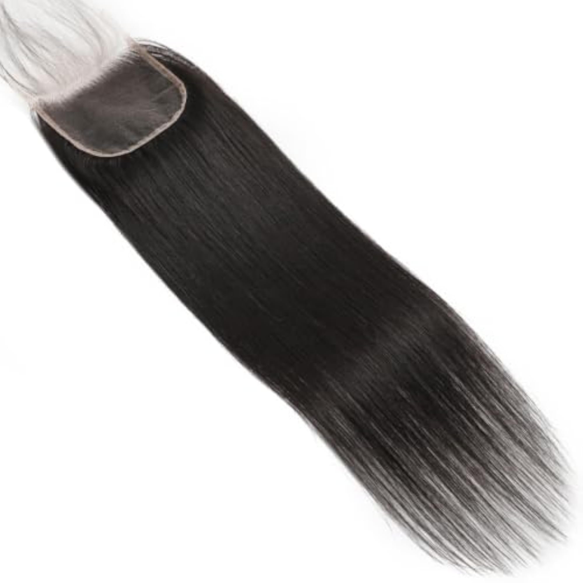 Free Part Lace Closure 4x4 Straight Human Hair, 14 Inch