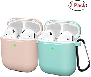 Compatible AirPods Case Cover Silicone Protective Skin for Apple Airpod Case 2&1