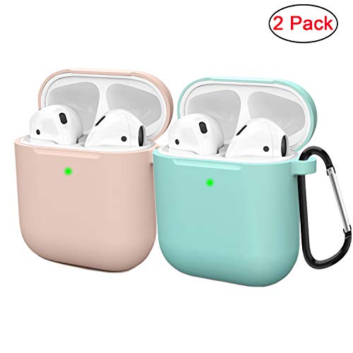 Compatible AirPods Case Cover Silicone Protective Skin for Apple Airpod Case 2&1