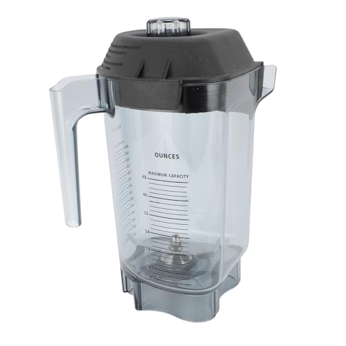 Yosoo Health Gear Jarra de Licuadora de 48 Oz, Recipiente de Licuadora de PC con Conjunto de Cuchillas de Acero Inoxidable, Jarra de de Repuesto
