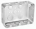 3 pack of Deep Three Gang Multi Device Switch Box, 2-1/8"