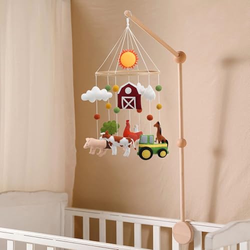 Flora & Ivy Farm Animal Mobile For Crib