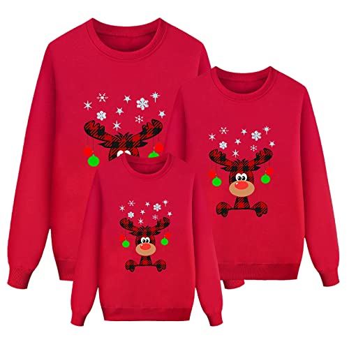 weihnachtspullover familie set mit baby, 2024 Weihnachtspullover...