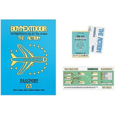 BOYNEXTDOOR - 5th EP Album [The Action] (Weverse Albums Ver.) Package + Boarding Pass(QR Card) + Crew Call Photocard + Staff Pass + Gift