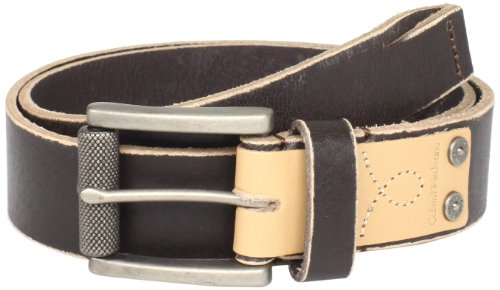 Calvin Klein Men's 38mm Flat Strap with Sanded Edge
