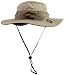 Camo Coll Outdoor Sun Cap Camouflage Bucket Mesh Boonie Hat (Khaki, One Size)