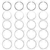 Aynaxcol 20 PCS 23040-2G510 Engine Piston Ring Replacement for Kia Optima Sorento Sportage, for Hyundai Tucson Sonata Santa Fe Sport 2.4L, Replace 230402G510