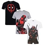 Marvel Herren Deadpool Pack a T-Shirt, Multi, XXL