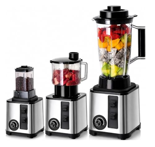 New Golden Creat 6 in 1 Multipurpose Juicer NGC-2255 9500W 4.0 Liter Stainless Steel Blades Stirring Rod (3 * 1)