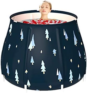Mcgrady1xm Portable Foldable Bathtub for Adults, Ice Cold Bath Tub, Soaking Tub for Shower Stall, Separate Family Bathroom SPA Hot Bath Tub, Efficient Maintenance of Temperature