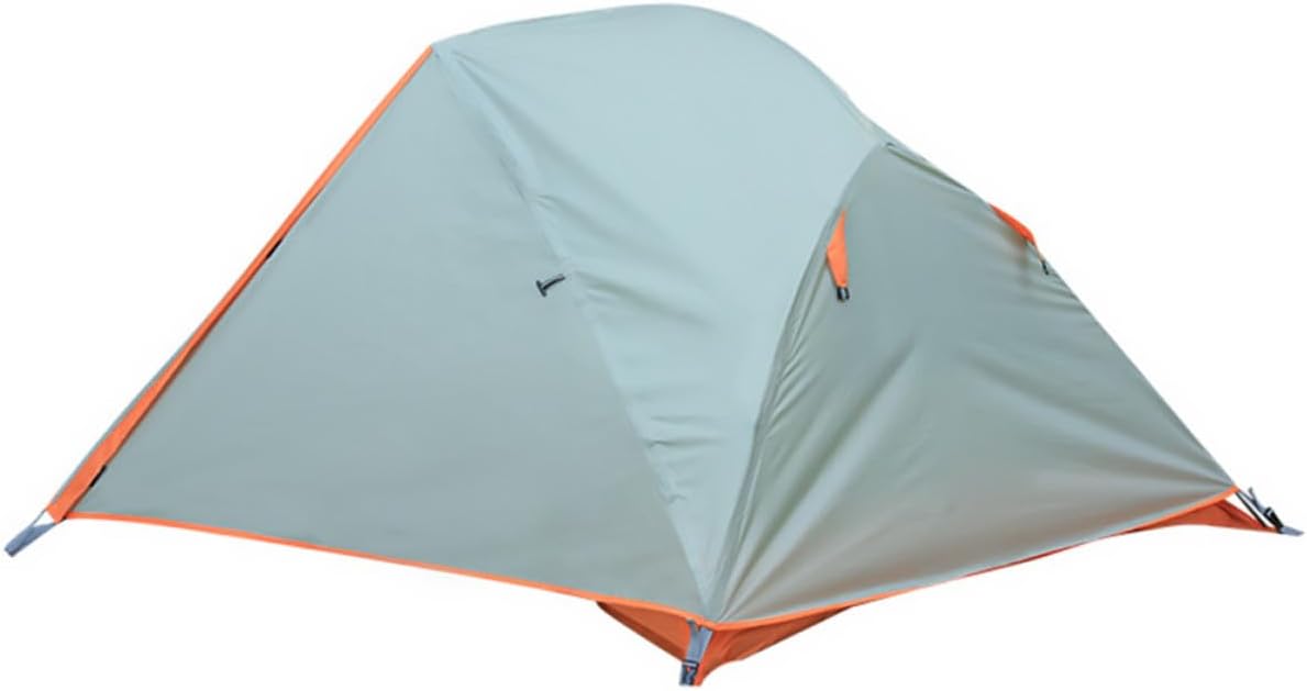 BESPORTBLE Double-Layer Waterproof Shelter Tent for Camping Two-Person Outdoor Rainproof Tent with Aluminum Poles for Hiking and Backpacking