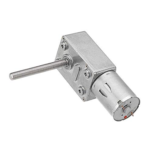 DollaTek JGY370 DC12V 150 RPM 50 mm-M6 Schraube Schneckengetriebemotor Selbstsichernder Untersetzungsgetriebemotor