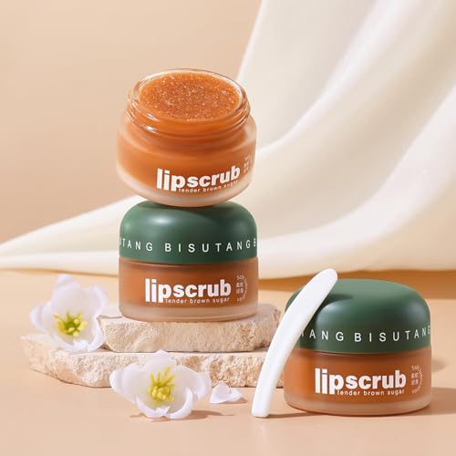 Brown Sugar Lip Scrub, Lip Care Scrubs, Lip Scrub Exfoliator To Remove Dead Skin, Lip Lightening For Dark Lips, Lip Exfoliator With Coconut Oil, Vitamin E And Honey For Hydrating And Plumper Lips - Image 7