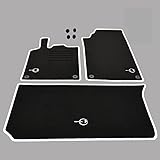 Autoteppichsatz mit zusätzlichen Verstärkung auf der Fahrermatte im Pedalbereich (Absatzschoner). 100% originale PaÃŸform und eine sehr robuste geprüfte deutsche Qualität aus.