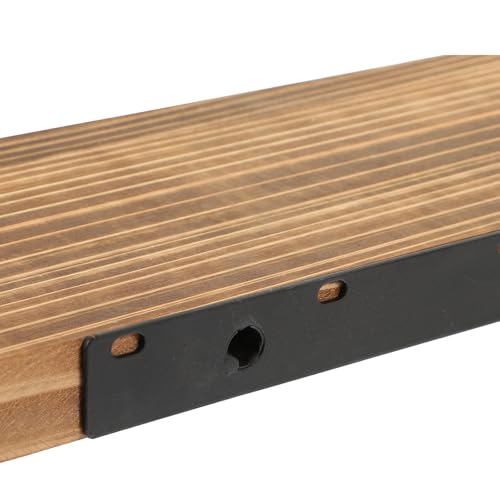 Étagère murale invisible en bois flottant Toyvian au design épuré