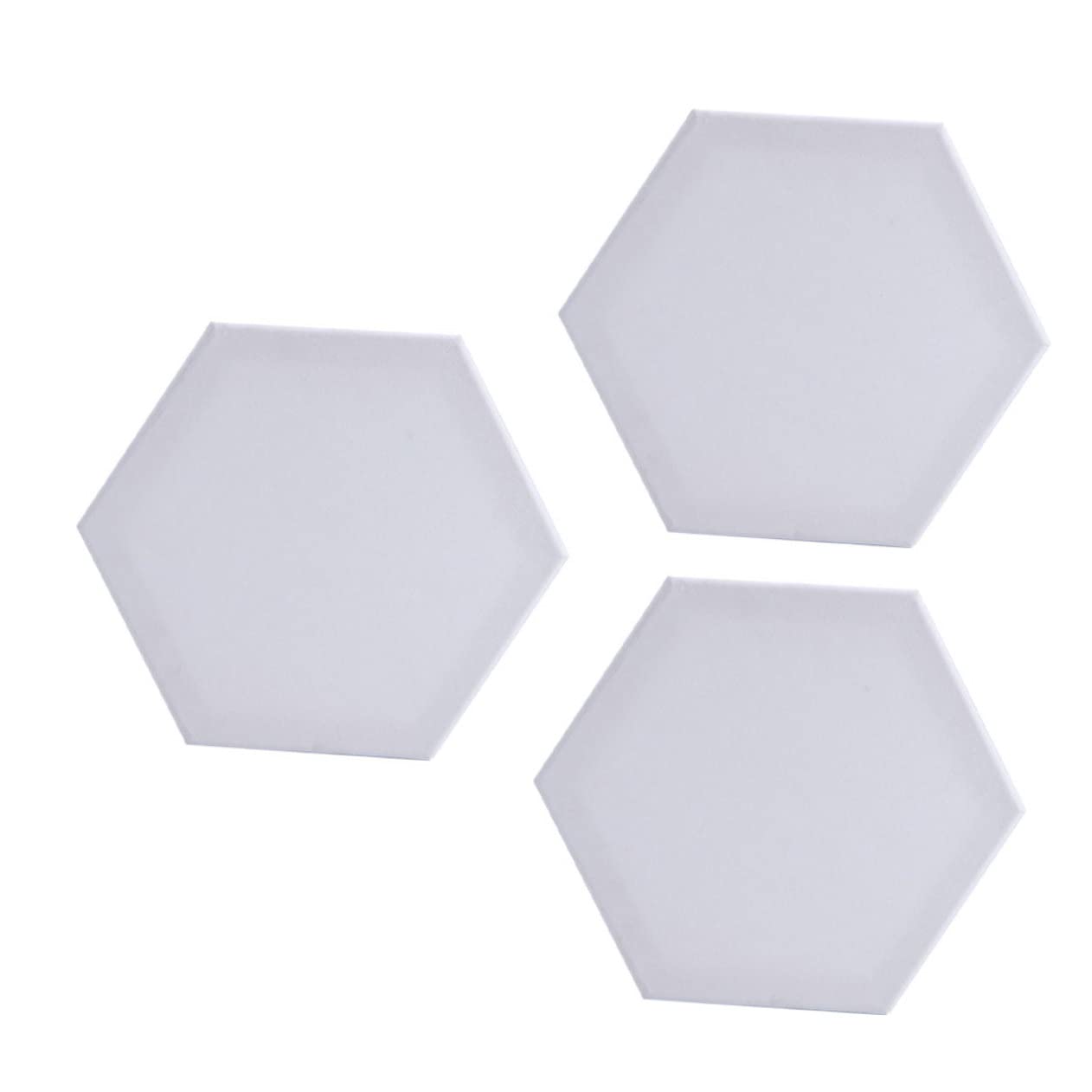 Tableros de pintura engrosados hexagonales para decoración de salón y proyectos DIY