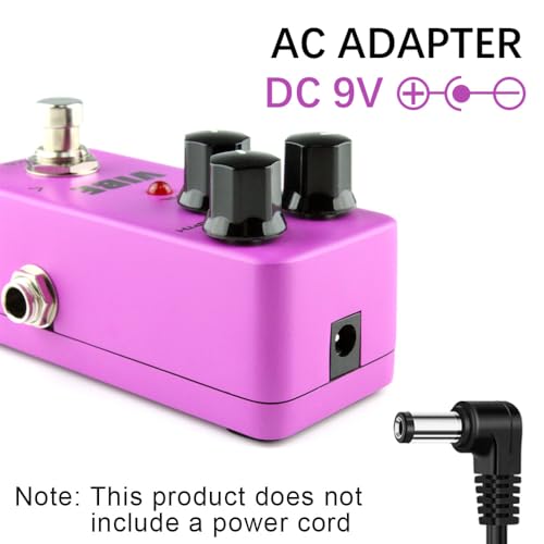 Jemora Mini pédale d’effets pour guitare Vibe FUV2 simulant un effet de klaxon rotatif pédale de guitare portable pour guitare électrique True Bypass Footswitch haut-parleur effet processeur de son - Les Beatles, Paul McCartney, John Lennon, RIngo Starr, George Harrison Jemora Mini pédale d'effets pour guitare Vibe FUV2 simulant un effet de klaxon rotatif pédale de guitare portable pour guitare électrique True Bypass Footswitch haut-parleur effet processeur de son – Image 3