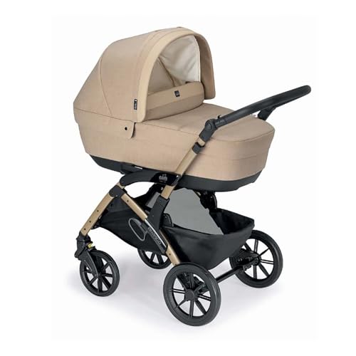 3in1 Kombi-Kinderwagen Dinamico Smart | Mehr Farben verfügbar | inkl. Zubehör, Farbe:Grau