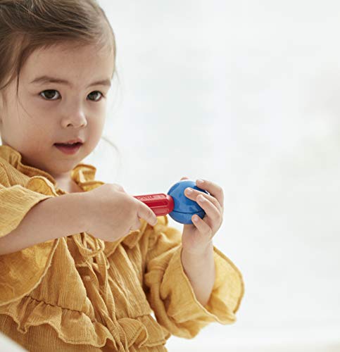 Basic 10-Piece Magnetic Building Blocks Toy. Preschool STEM Toy with Large Pieces And Grippy Groove Design. Designed By Magformers for Young Children. - Lego - Immagine 1