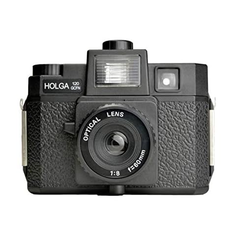 Holga Cámara de plástico con flash y filtros de color Cover