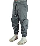 NM KIDS LF-1544 Cargo-Jogg Hose Junge Kinder (anthrazit, 158)