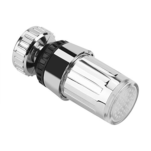 Embout Robinet, Pulvérisateur à Eau pivotant à 360 ° avec la lumière de 3Colors LED pour Les pièces de Rechange de Robinet