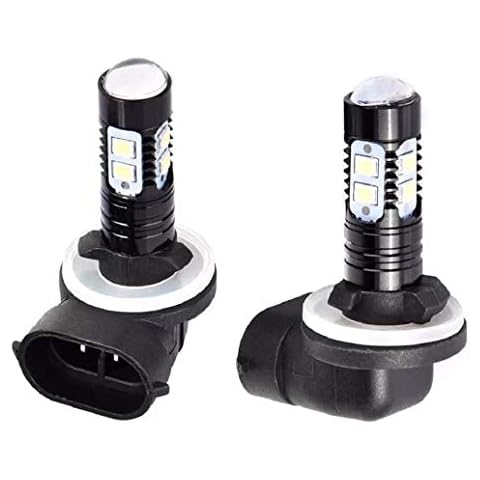 JahyShow 50W Super Bright 881, 889, 862, 886, 894, 896, 898 10 LED Fog Light Bulbs 881 DRL Lights Daytime Runnig Lights, 6500K Cool White 2 Pack Cover