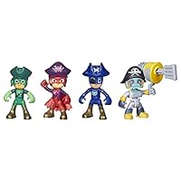 Hasbro PJ Masks Pirate Power Ahoy Heroes Mission Action Figure Set, Preschool Toy with 4 Action Figures and Accessory, F4588