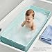 Bella’s Friends Baby Collapsible Bathtub, Travel Bath Tub for Baby, Foldable and Portable, Easy Storage, Reinforced Structure, Lightweight, Travel Essentials for 6M-3Y Infant Toddler, Green