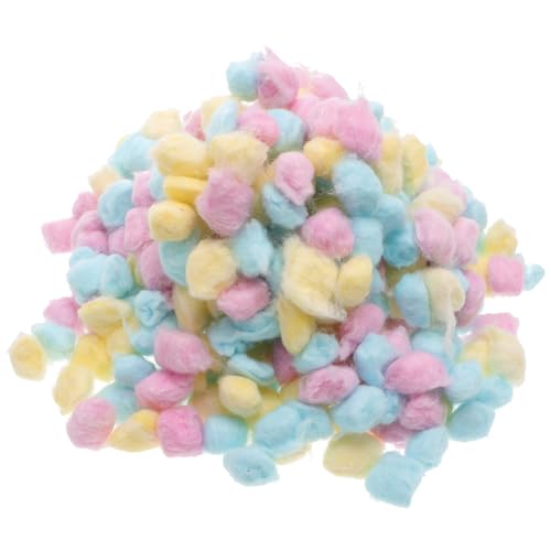 TOYANDONA Colored Cotton Balls 500g Small Cleaning and Face Washing Cotton Balls for Newborns Makeup and Beauty Salon Use