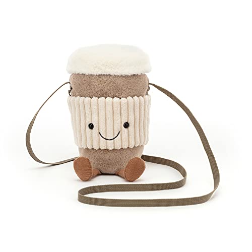 image for Jellycat Amuseables Coffee-To-Go Plush Bag, 8 inches - Crossbody and S