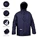 Men's Workwear PRO Rain Suit - Waterproof Jacket and Bib Pants for Ultimate Safety and Comfort(Reflective Blue,X-Large)