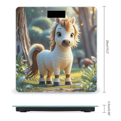 Balanza digital de baño Cupid Arrow Love Horse miniatura 2