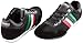 Produktbild Luvanni Herren Sneaker Turnschuh Freizeitschuh mit echtem Leder, Farbe Schwarz, Gr. 41