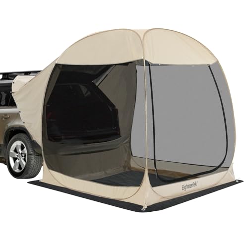 EighteenTek Uni – Erwachsene 9003-VC SUV-Zelt, Beige, 7’x7’x7.2’H